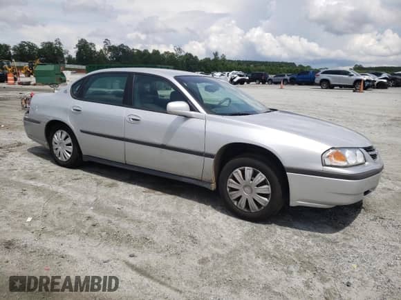 2001 Chevrolet Impala with VIN 2G1WF52E119132098, listed as a Copart auction lot 60693955 with Not provided miles and Salvage title. Bid and sale history available at DreamBid. Image 4.