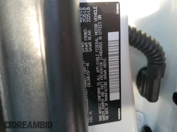 2018 Volvo S60 Inscription с VIN LYV402HK6JB173321, выставлен на аукционе Copart как лот 62164545 с пробегом 92 341 миль миль и Списание • Salvage title. История ставок и продаж доступна на DreamBid. Изображение 12.