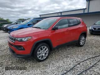 2023 Jeep Compass Latitude Lux with VIN 3C4NJDFN9PT541543, listed as a Copart auction lot 57970435 with 28,301 mi miles and Salvage title. Bid and sale history available at DreamBid. Image 1.