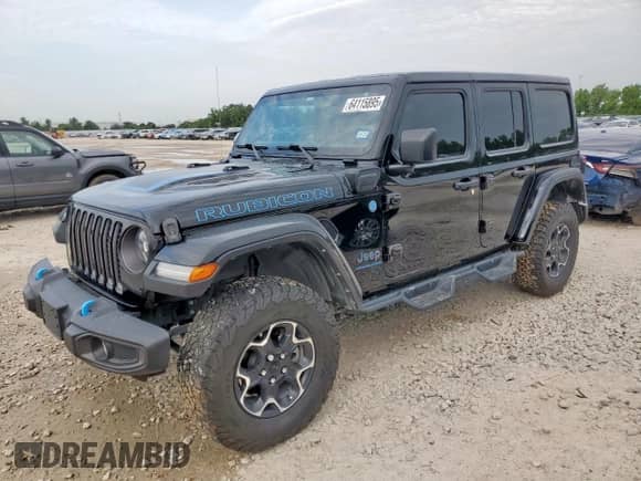 2023 Jeep Wrangler Rubicon с VIN 1C4JJXR67PW566519, выставлен на аукционе Copart как лот 64115895 с пробегом 23 485 миль миль и Списание • Salvage title. История ставок и продаж доступна на DreamBid. Изображение 1.