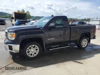 2014 GMC Sierra 1500 with VIN 1GTN1UEH2EZ387582, listed as a Copart auction lot 63795445 with 16,157 mi miles and Salvage title. Bid and sale history available at DreamBid. Image 1.