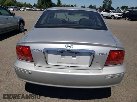 2005 Hyundai Sonata GL with VIN KMHWF25H65A183310, listed as a Copart auction lot 63108225 with 64,233 mi miles and Salvage title. Bid and sale history available at DreamBid. Image 6.