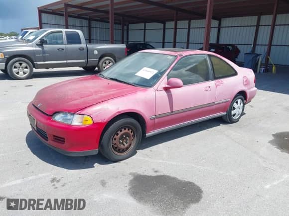 1995 Honda Civic with VIN 2HGEJ112XSH519985, listed as a IAAI auction lot 42560922 with 184,532 mi miles and . Bid and sale history available at DreamBid. Image 2.