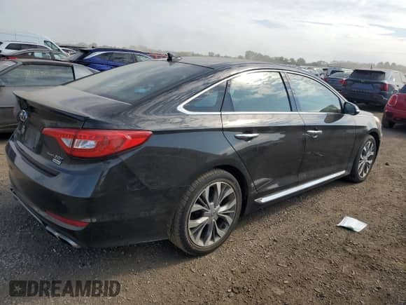 2015 Hyundai Sonata Sport with VIN 5NPE34AB4FH134753, listed as a Copart auction lot 71917515 with 142,885 mi miles and Salvage title. Bid and sale history available at DreamBid. Image 3.