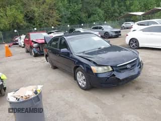 2008 Hyundai Sonata GLS with VIN 5NPET46C98H372828, listed as a IAAI auction lot 43183846 with 194,688 mi miles and . Bid and sale history available at DreamBid. Image 1.