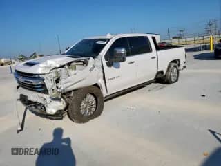 2021 Chevrolet Silverado 2500HD High Country с VIN 1GC4YREY3MF252230, выставлен на аукционе Copart как лот 84949445 с пробегом 58 836 миль миль и Списание • Salvage title. История ставок и продаж доступна на DreamBid. Изображение 1.
