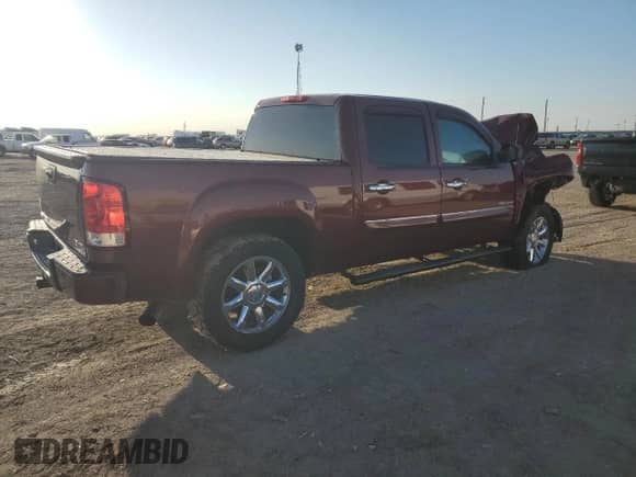 2013 GMC Sierra 1500 Denali with VIN 3GTP1XE23DG172085, listed as a Copart auction lot 53076985 with 182,920 mi miles and Salvage title. Bid and sale history available at DreamBid. Image 3.