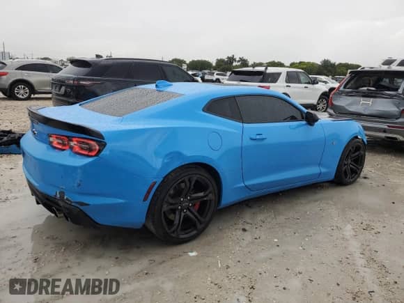 2022 Chevrolet Camaro 2SS с VIN 1G1FG1R75N0132019, выставлен на аукционе Copart как лот 80784485 с пробегом 25 337 миль миль и Списание • Salvage title. История ставок и продаж доступна на DreamBid. Изображение 3.