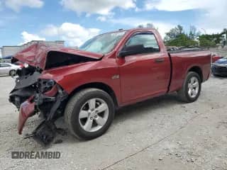 2014 Ram 1500 Express z VIN 3C6JR6AT3EG127082, wystawiony jako Copart lot #83961475 z przebiegiem 142 342 mil mil oraz Nie do naprawy • Non repairable. Historia ofert i sprzedaży dostępna na DreamBid. Obrazek 1.