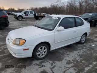 2003 Hyundai Accent GL с VIN KMHCG35C53U258469, выставлен на аукционе Copart как лот 82977294 с пробегом 99 136 миль миль и Чистый • Clean title. История ставок и продаж доступна на DreamBid. Изображение 1.
