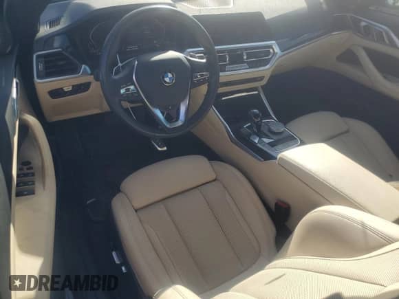 2023 BMW 4 Series 430i xDrive z VIN WBA43AT02PCM93518, wystawiony jako Copart lot #73193044 z przebiegiem 15 520 mil mil oraz Szkoda całkowita • Salvage title. Historia ofert i sprzedaży dostępna na DreamBid. Obrazek 8.