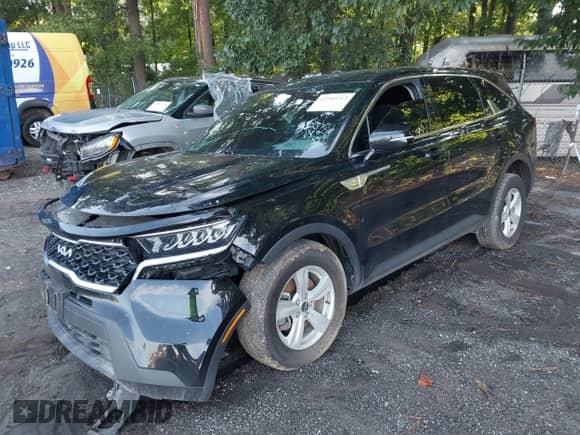 2023 Kia Sorento LX with VIN 5XYRG4LC5PG175624, listed as a IAAI auction lot 42740712 with 53,342 mi miles and . Bid and sale history available at DreamBid. Image 2.