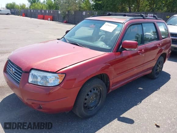 2007 Subaru Forester X with VIN JF1SG65677H702239, listed as a IAAI auction lot 42968572 with 212,781 mi miles and . Bid and sale history available at DreamBid. Image 2.