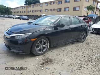 2016 Honda Civic LX with VIN 2HGFC2F58GH568830, listed as a Copart auction lot 84889365 with 161,482 mi miles and Clean title. Bid and sale history available at DreamBid. Image 1.