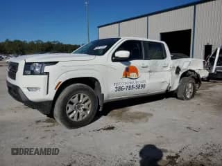 2024 Nissan Frontier SV with VIN 1N6ED1FK2RN657923, listed as a Copart auction lot 84277234 with 9,165 mi miles and Non repairable. Bid and sale history available at DreamBid. Image 1.