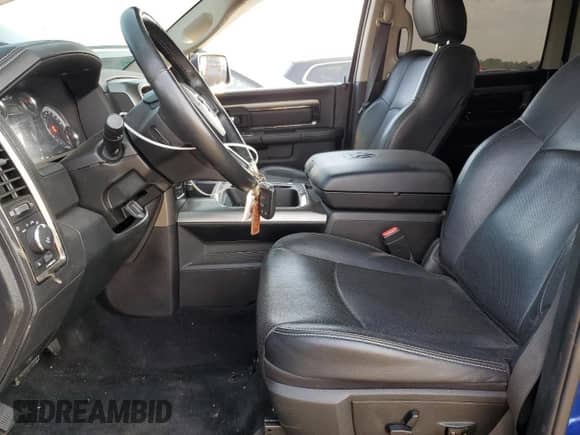 2017 Ram 1500 Sport with VIN 1C6RR7UT5HS647043, listed as a Copart auction lot 58411405 with 62,874 mi miles and Salvage title. Bid and sale history available at DreamBid. Image 7.