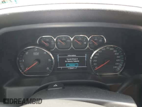 2018 Chevrolet Silverado 1500 LTZ z VIN 1GCVKSEC0JZ146829, wystawiony jako Copart lot #61158095 z przebiegiem 115 441 mil mil oraz Szkoda całkowita • Salvage title. Historia ofert i sprzedaży dostępna na DreamBid. Obrazek 9.