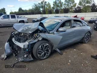 2023 Hyundai Ioniq 6 Limited с VIN KMHM54AC7PA020278, выставлен на аукционе Copart как лот 71464935 с пробегом Не указан миль и Списание • Salvage title. История ставок и продаж доступна на DreamBid. Изображение 1.