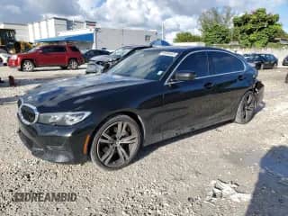 2020 BMW 3 Series 330i with VIN 3MW5R1J06L8B09974, listed as a Copart auction lot 85599455 with 79,150 mi miles and Salvage title. Bid and sale history available at DreamBid. Image 1.