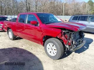 2022 Nissan Frontier SV with VIN 1N6ED1FJ5NN662437, listed as a IAAI auction lot 41584962 with 42,349 mi miles and . Bid and sale history available at DreamBid. Image 1.