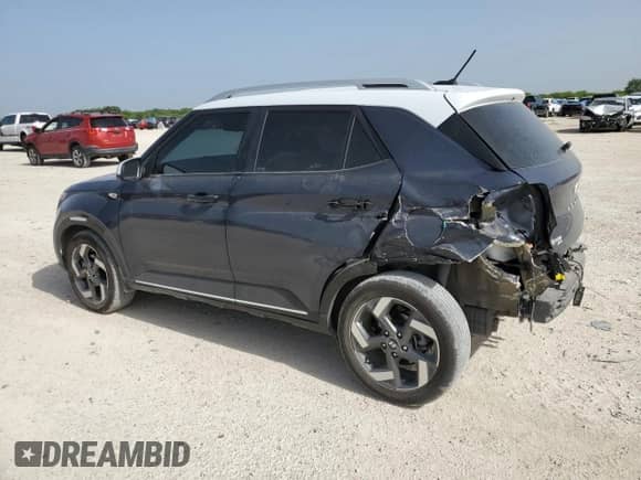 2023 Hyundai Venue Limited with VIN KMHRC8A37PU271299, listed as a Copart auction lot 65677704 with 15,645 mi miles and Salvage title. Bid and sale history available at DreamBid. Image 2.
