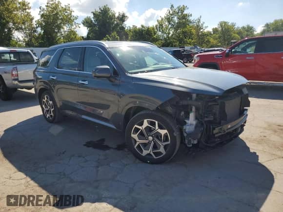 2021 Hyundai Palisade Calligraphy с VIN KM8R7DHE8MU312023, выставлен на аукционе Copart как лот 69588615 с пробегом 41 688 миль миль и Списание • Salvage title. История ставок и продаж доступна на DreamBid. Изображение 4.