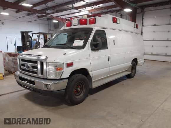 2011 Ford Econoline Cargo Commercial with VIN 1FDSS3EL6BDB11408, listed as a IAAI auction lot 41491073 with 360,229 mi miles and . Bid and sale history available at DreamBid. Image 2.