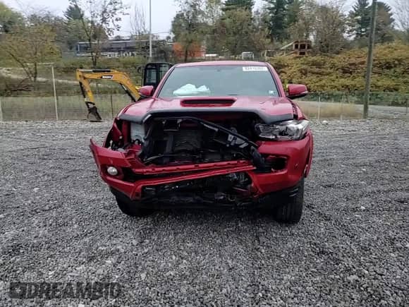 2017 Toyota Tacoma SR5 with VIN 5TFCZ5AN7HX093726, listed as a Copart auction lot 82410365 with 76,422 mi miles and Salvage title. Bid and sale history available at DreamBid. Image 14.