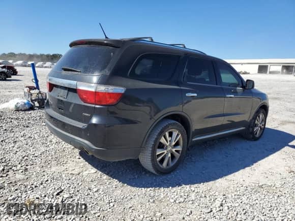2013 Dodge Durango Crew with VIN 1C4RDJDG6DC695419, listed as a Copart auction lot 87022395 with 219,976 mi miles and Salvage title. Bid and sale history available at DreamBid. Image 3.
