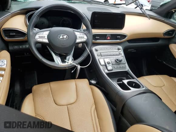 2021 Hyundai Santa Fe Calligraphy с VIN 5NMS5DAL1MH371927, выставлен на аукционе Copart как лот 62935825 с пробегом 36 605 миль миль и На запчасти • Non repairable. История ставок и продаж доступна на DreamBid. Изображение 8.