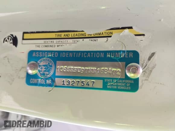 2022 Ram 1500 TRX z VIN 1C6SRFU97NN168472, wystawiony jako IAAI lot #42160696 z przebiegiem 13 695 mil mil oraz . Historia ofert i sprzedaży dostępna na DreamBid. Obrazek 9.