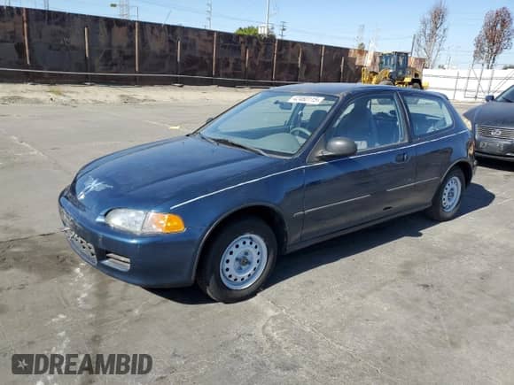 1992 Honda Civic z VIN 2HGEH2451NH500527, wystawiony jako Copart lot #42460115 z przebiegiem 92 884 mil mil oraz Czysty tytuł • Clean title. Historia ofert i sprzedaży dostępna na DreamBid. Obrazek 1.