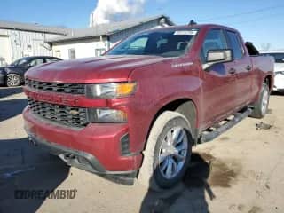 2020 Chevrolet Silverado 1500 Custom with VIN 1GCRYBEH8LZ306390, listed as a Copart auction lot 89116195 with 63,855 mi miles and Salvage title. Bid and sale history available at DreamBid. Image 1.