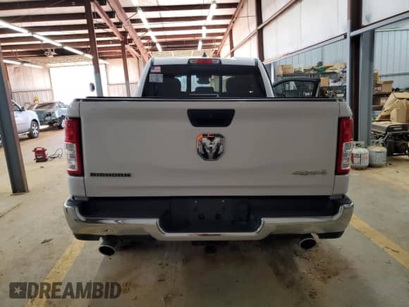 2023 Ram 1500 Big Horn with VIN 1C6SRFBT4PN609346, listed as a Copart auction lot 46477845 with 41,836 mi miles and Salvage title. Bid and sale history available at DreamBid. Image 6.