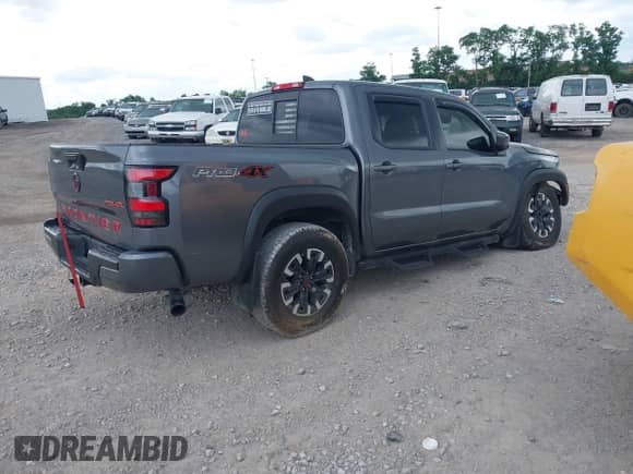 2022 Nissan Frontier SV with VIN 1N6ED1EKXNN695718, listed as a IAAI auction lot 42129238 with 43,803 mi miles and . Bid and sale history available at DreamBid. Image 4.