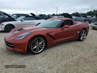 2015 Chevrolet Corvette Z51 3LT с VIN 1G1YM3D72F5111802, выставлен на аукционе Copart как лот 74503004 с пробегом Не указан миль и Списание • Salvage title. История ставок и продаж доступна на DreamBid. Изображение 1.