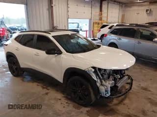 2024 Chevrolet Trax ACTIV with VIN KL77LKE26RC123452, listed as a IAAI auction lot 43377062 with 25,928 mi miles and . Bid and sale history available at DreamBid. Image 1.
