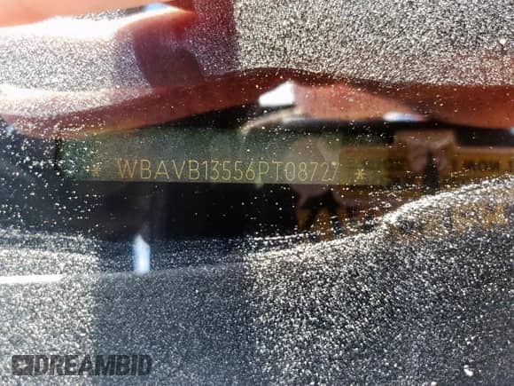 2006 BMW 3 Series 325i с VIN WBAVB13556PT08727, выставлен на аукционе Copart как лот 70749945 с пробегом 217 819 миль миль и Списание • Salvage title. История ставок и продаж доступна на DreamBid. Изображение 12.