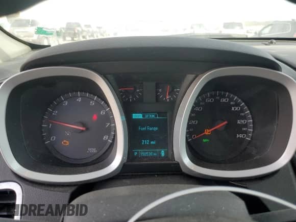 2015 Chevrolet Equinox LS with VIN 2GNALAEK1F1145595, listed as a Copart auction lot 50299765 with 150,530 mi miles and Salvage title. Bid and sale history available at DreamBid. Image 9.