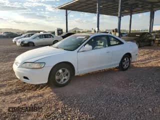 2001 Honda Accord EX with VIN 1HGCG325X1A029635, listed as a Copart auction lot 63676325 with 145,717 mi miles and Salvage title. Bid and sale history available at DreamBid. Image 1.