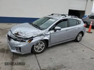 2018 Subaru Impreza Premium with VIN 4S3GTAB66J3750158, listed as a Copart auction lot 70566835 with Not provided miles and Salvage title. Bid and sale history available at DreamBid. Image 1.