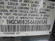 2004 Honda Accord LX с VIN 1HGCM66354A096585, выставлен на аукционе IAAI как лот 42524707 с пробегом 240 884 миль миль и . История ставок и продаж доступна на DreamBid. Изображение 9.