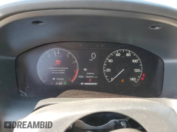 2025 Honda HR-V LX z VIN 3CZRZ1H34SM714239, wystawiony jako Copart lot #71808355 z przebiegiem 24 401 mil mil oraz Szkoda całkowita • Salvage title. Historia ofert i sprzedaży dostępna na DreamBid. Obrazek 9.