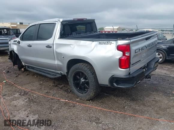 2020 Chevrolet Silverado 1500 Custom Trail Boss with VIN 3GCPYCEF0LG313183, listed as a IAAI auction lot 42251259 with 85,184 mi miles and . Bid and sale history available at DreamBid. Image 3.