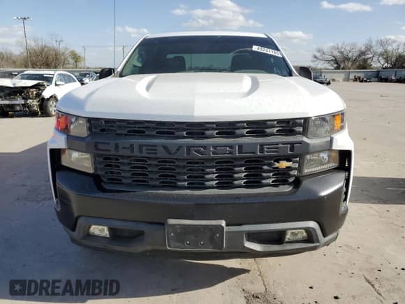 2020 Chevrolet Silverado 1500 Work Truck with VIN 1GCRWAEFXLZ192648, listed as a Copart auction lot 49243185 with 137,287 mi miles and Clean title. Bid and sale history available at DreamBid. Image 5.