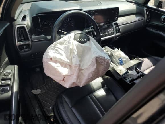 2022 Kia Sorento S with VIN 5XYRL4LC7NG102506, listed as a Copart auction lot 81659095 with 54,449 mi miles and Salvage title. Bid and sale history available at DreamBid. Image 8.