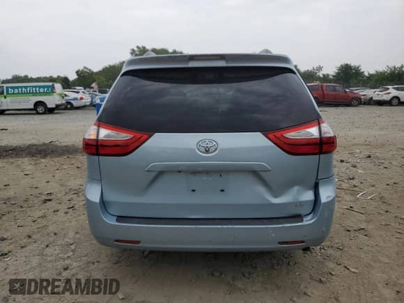 2017 Toyota Sienna LE Auto Access Seat с VIN 5TDKZ3DC0HS794673, выставлен на аукционе Copart как лот 67508065 с пробегом 65 155 миль миль и Списание • Salvage title. История ставок и продаж доступна на DreamBid. Изображение 6.