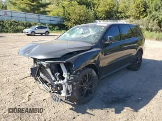 2015 Dodge Durango R/T with VIN 1C4SDJCTXFC849343, listed as a Copart auction lot 81760095 with 195,393 mi miles and Clean title. Bid and sale history available at DreamBid. Image 1.