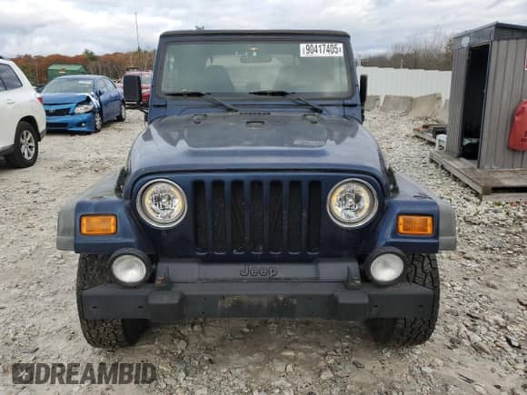 2001 Jeep Wrangler Sport z VIN 1J4FA49S51P371578, wystawiony jako Copart lot #90417405 z przebiegiem 158 149 mil mil oraz Czysty tytuł • Clean title. Historia ofert i sprzedaży dostępna na DreamBid. Obrazek 5.
