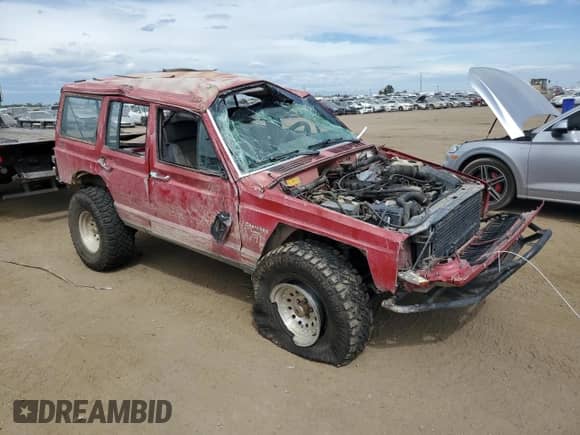 1991 Jeep Grand Cherokee with VIN 1J4FJ58S3ML566145, listed as a Copart auction lot 66787914 with 237,293 mi miles and Clean title. Bid and sale history available at DreamBid. Image 4.